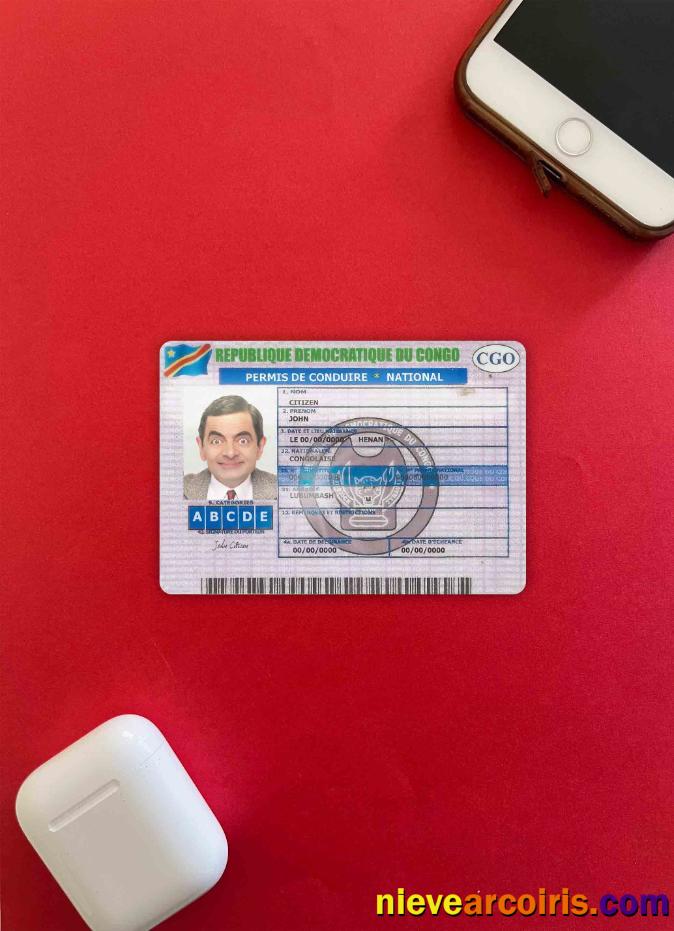 Congo driving license version 2 photolook